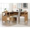 Sauder L-Desk, 59.06 in D X 30.04 in H, 59.06 in W X Engineered wood 424198 - alternate 2